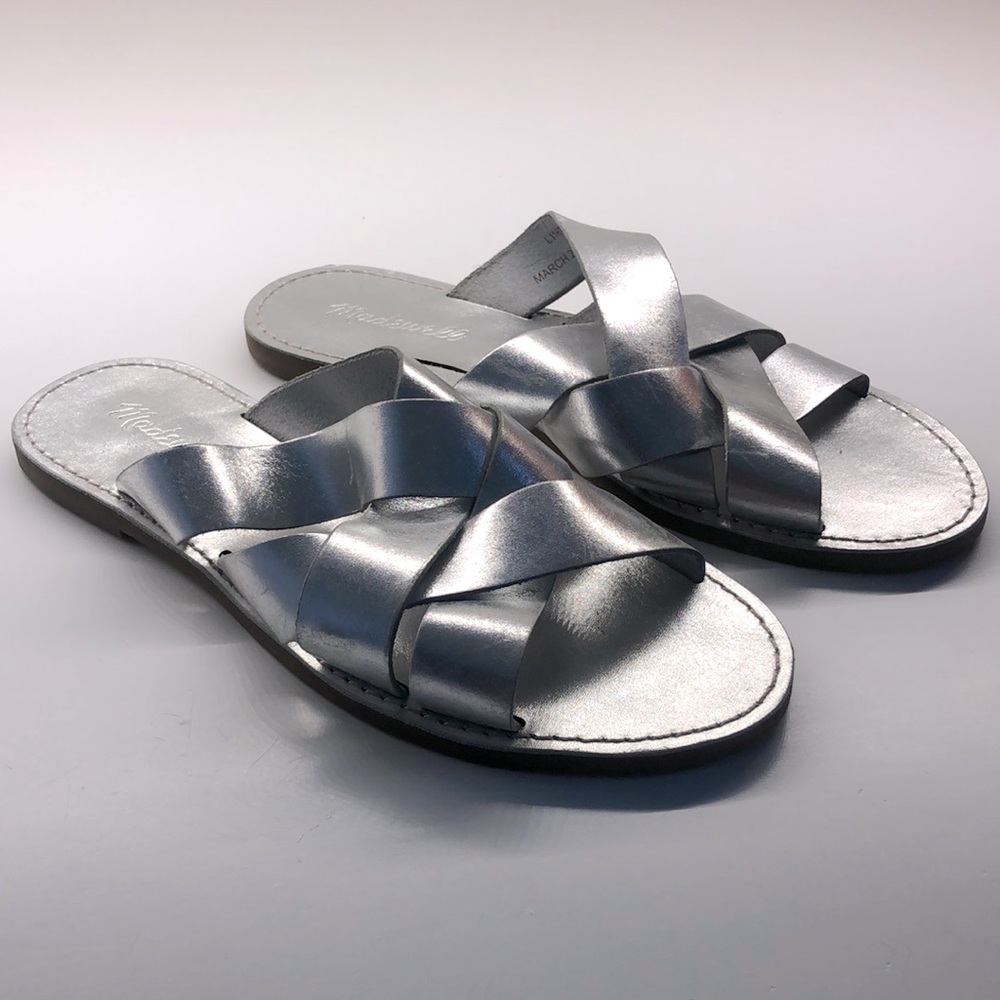 Madewell Metallic slides